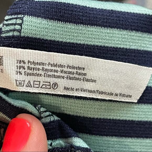 Free People Beach On The Line Stripe Blue Dress Size XS - Picture 7 of 7